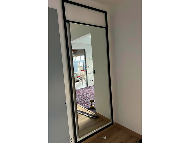 PUERTA DE VENTANA GRANDE DE ALUMINIO NEGRA PANAMA
