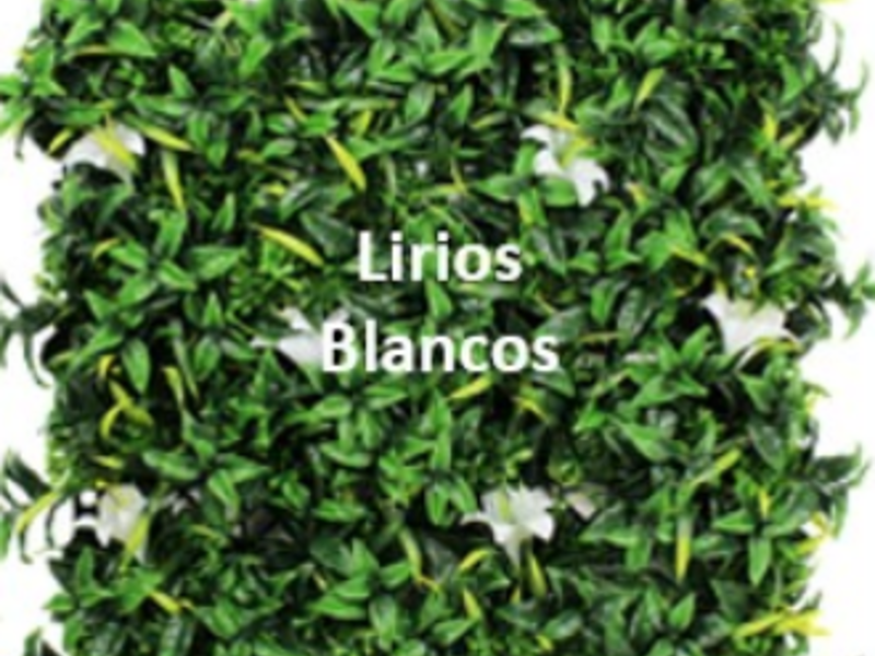 Follaje artificial Lirios Blancos