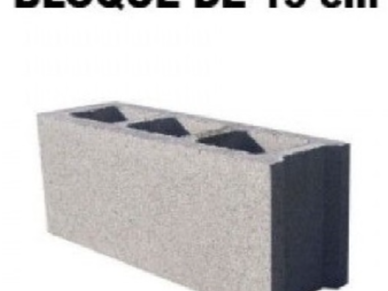 Bloque Cemento 15 cm Colón