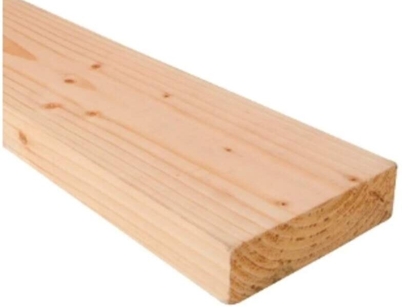 Madera de Pino Cepillada de 2' X 4' Panama